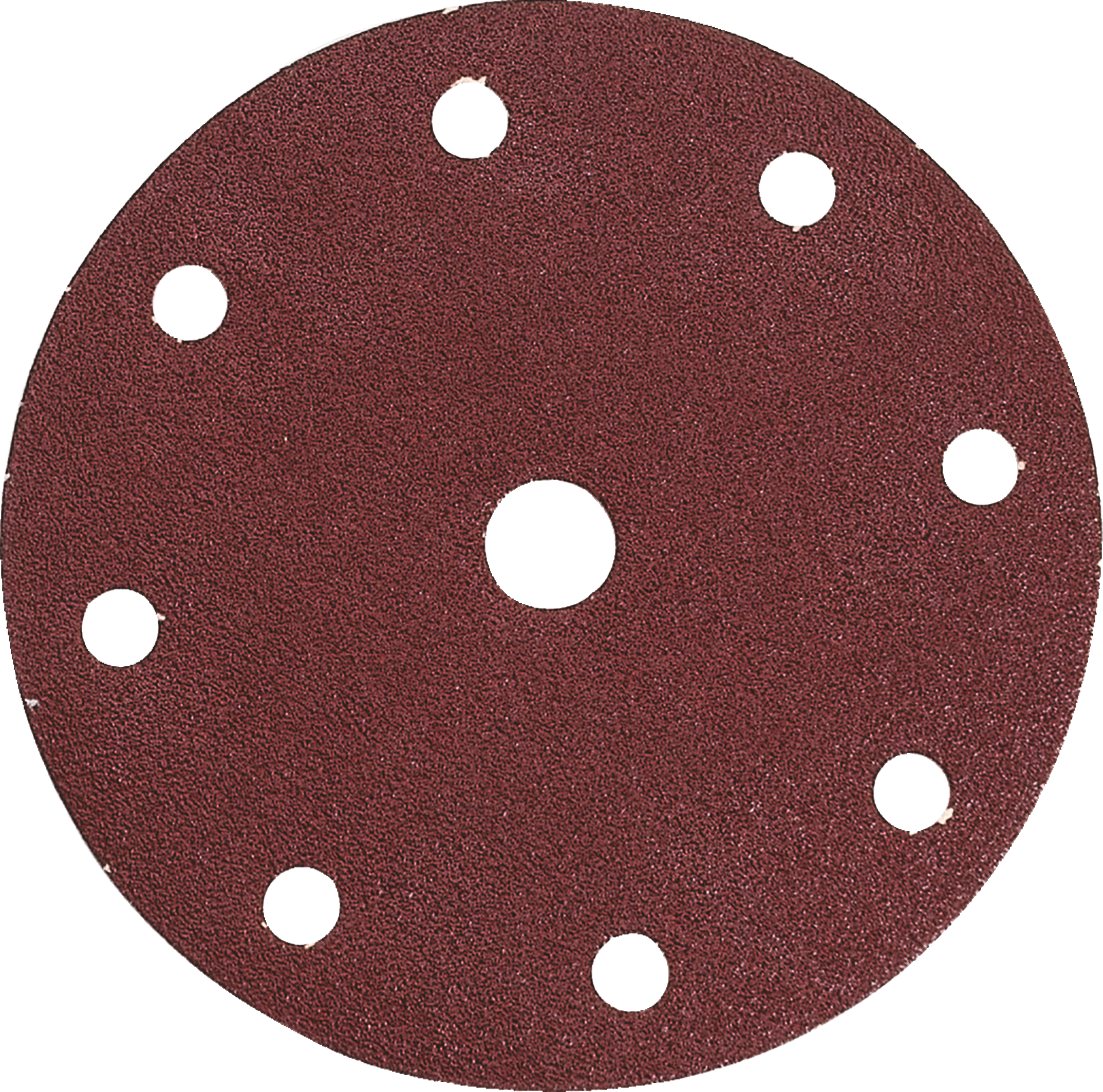 Abrasive Disc, 150 mm, 80G, Velcro, Wood / Metal, 9 Holes, 10 pcs | P-31930